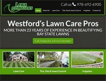 Tablet Screenshot of lawn-solutions.net